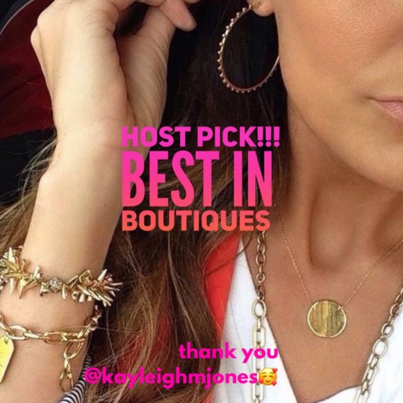 :: Stella & Dot Retired [GOLD] Isadora Hoops - Picture 4 of 11